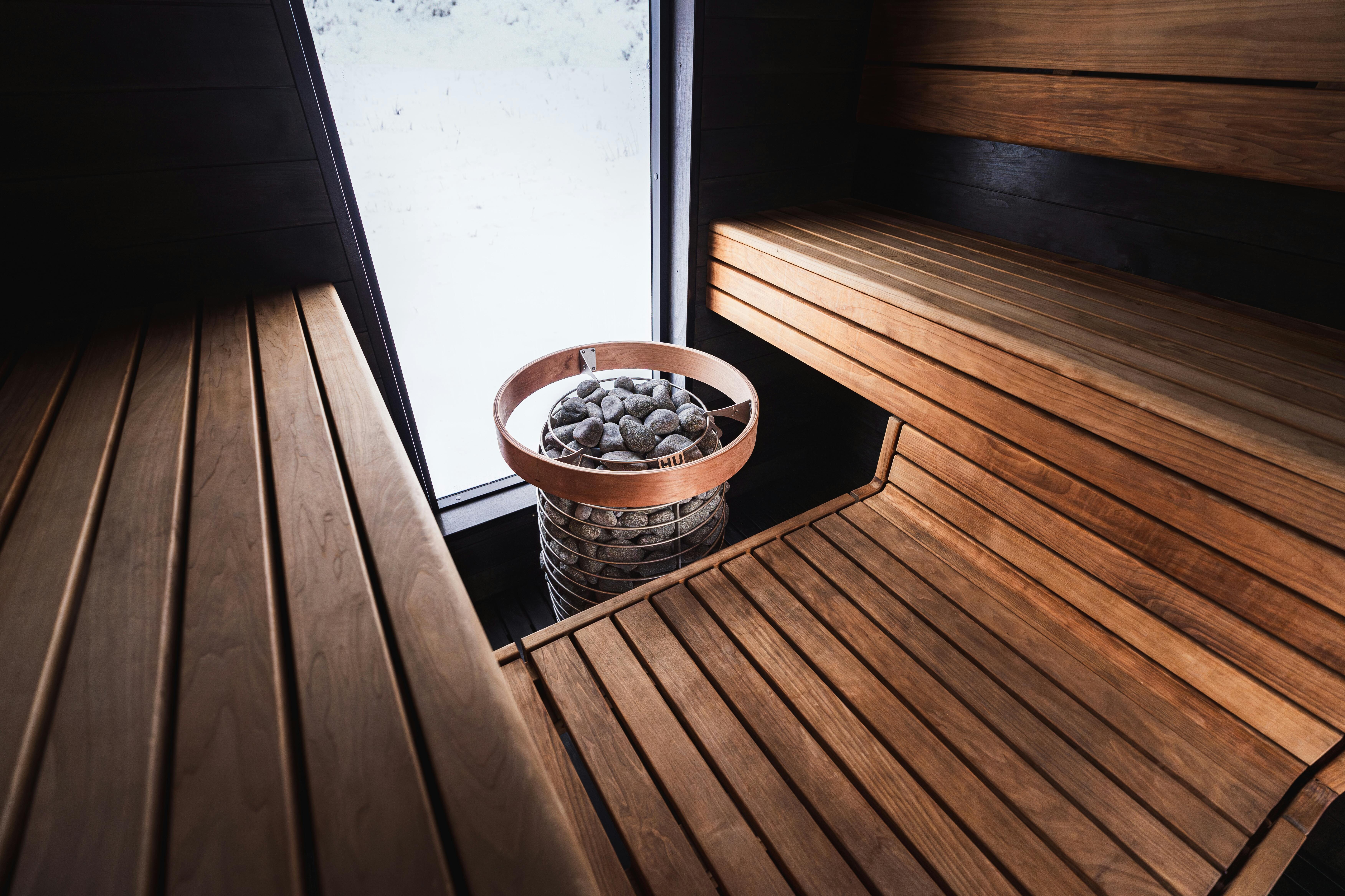 steamy sauna